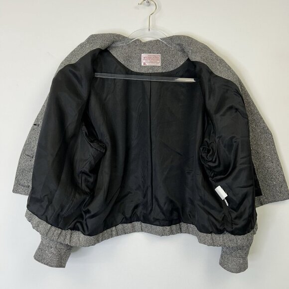 Pendleton Wool Blazer Jacket Womens Size 16 Petite Gray Vintage - Picture 3 of 10